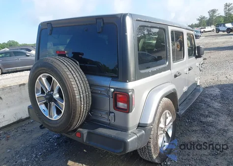 2020 Jeep Wrangler Unlimited Sahara 4X4 z USA, uszkodzony, nr VIN 1C4HJXEN1LW204563